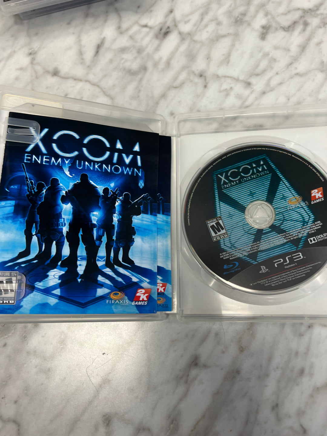 X-Com Enemy Unknown for PS3 Playstation 3 in case. Tested and Working.     DO61324