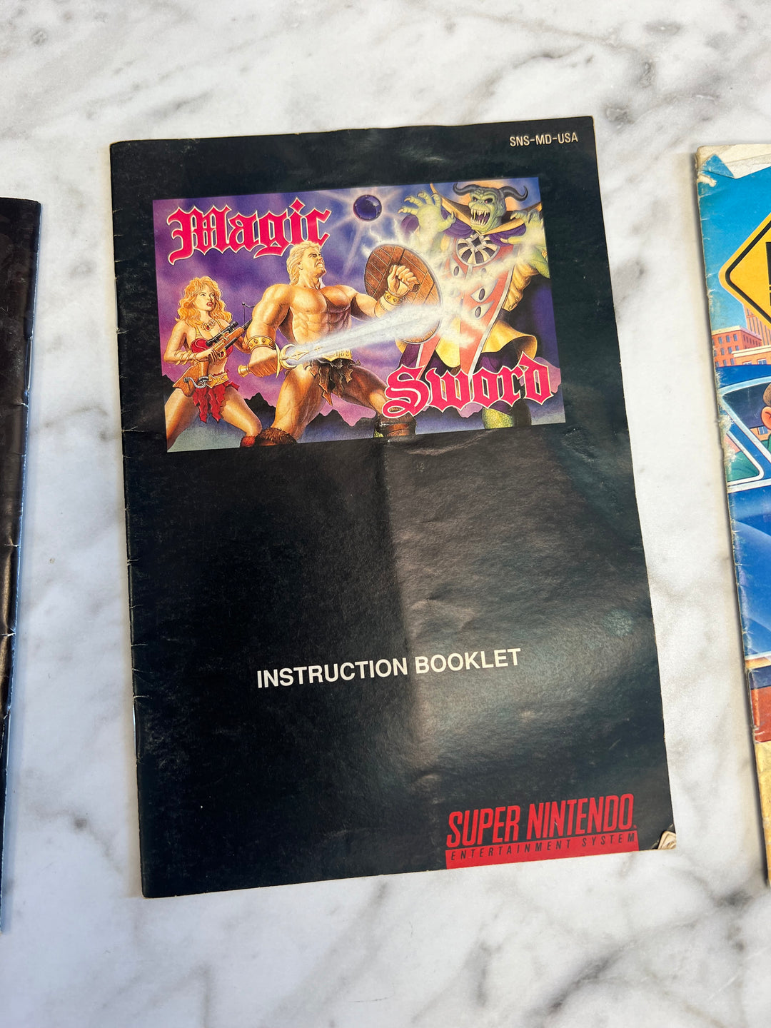 Magic Sword for SNES Super Nintendo Entertainment System Manual Only MO71624