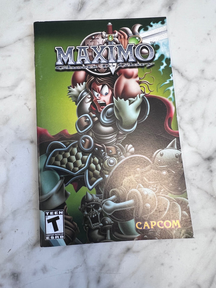 Maximo Ghosts to Glory PS2 Playstation 2 MANUAL ONLY MO101625