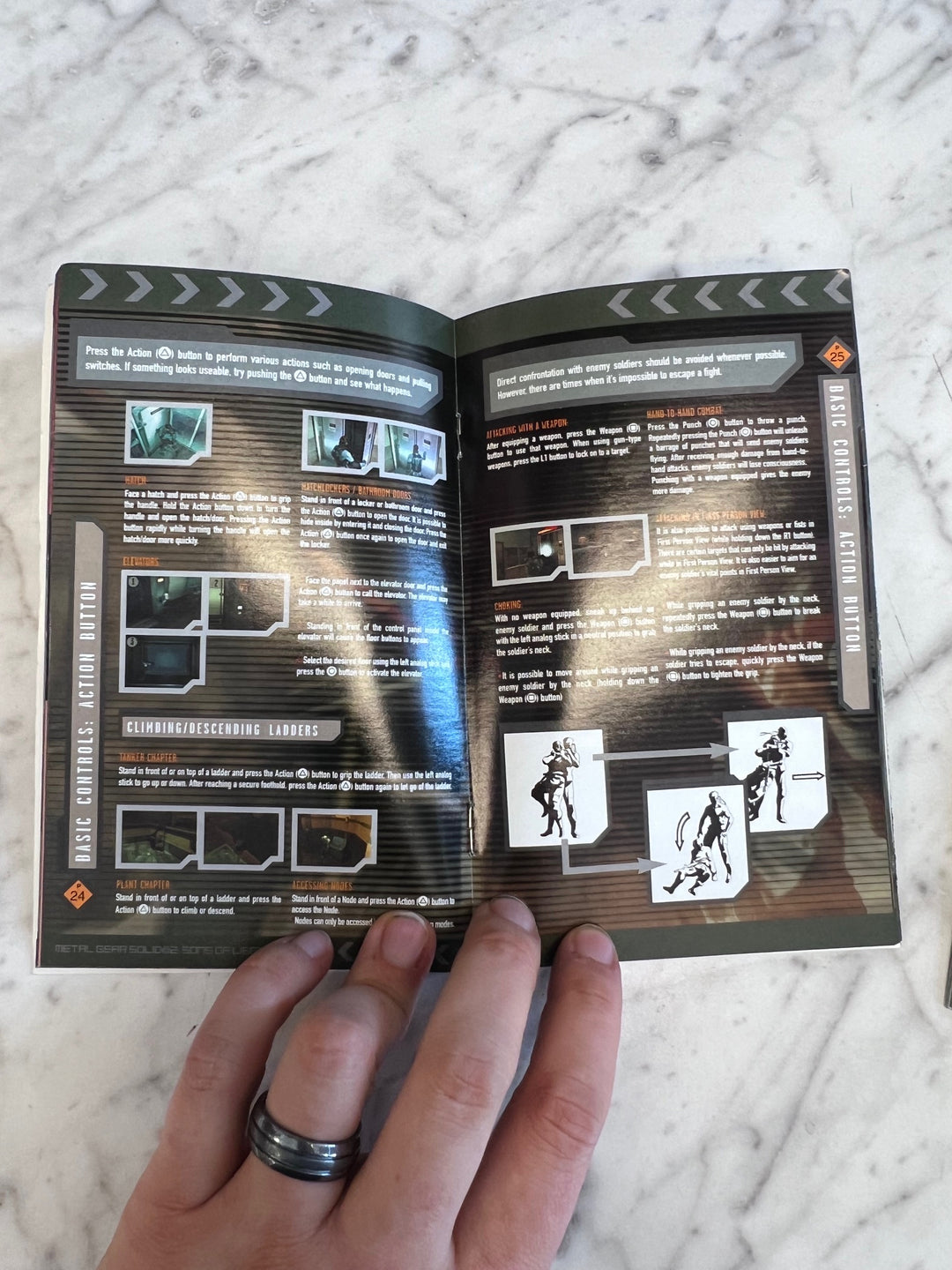 Metal Gear Solid 2 Sons of Liberty PS2 Playstation 2 MANUAL ONLY MO101625