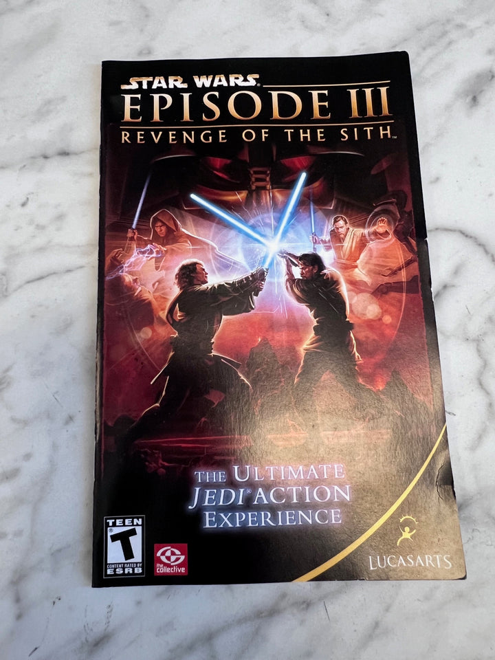 Star Wars Episode III Revenge of the Sith PS2 Playstation 2 MANUAL ONLY MO101625
