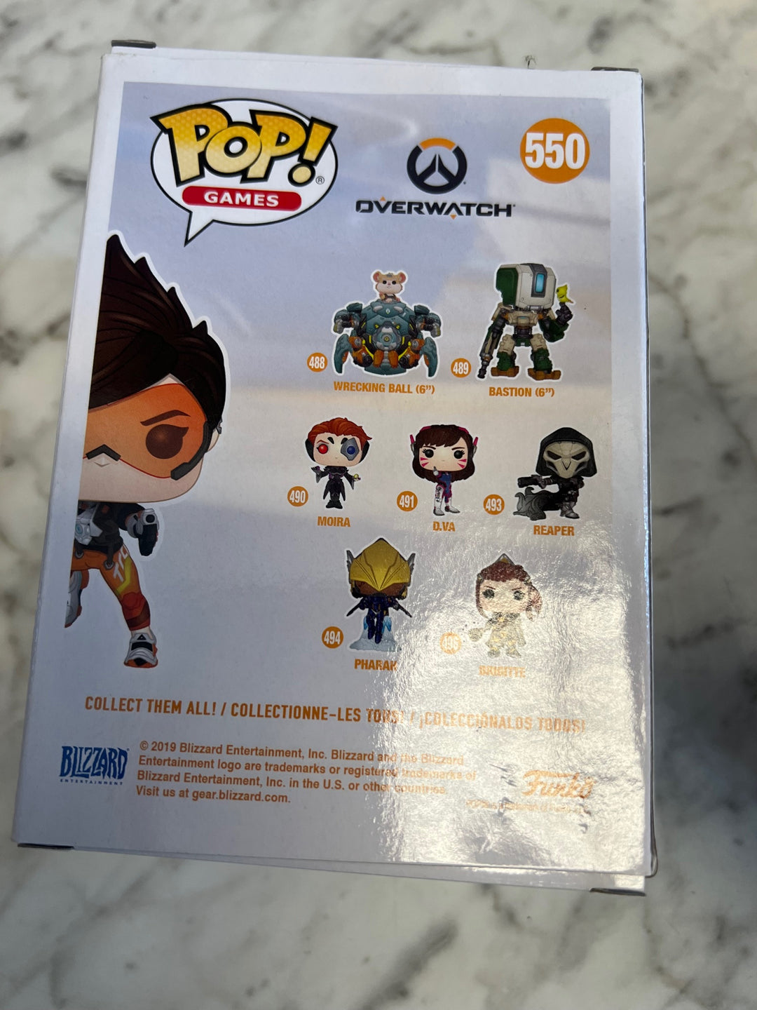 Funko Pop! Tracer #550 Beat Up Box Overwatch  P72325
