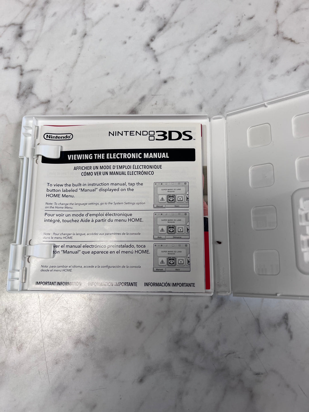 Donkey Kong Country Returns 3D Nintendo 3DS CASE ONLY MO101625