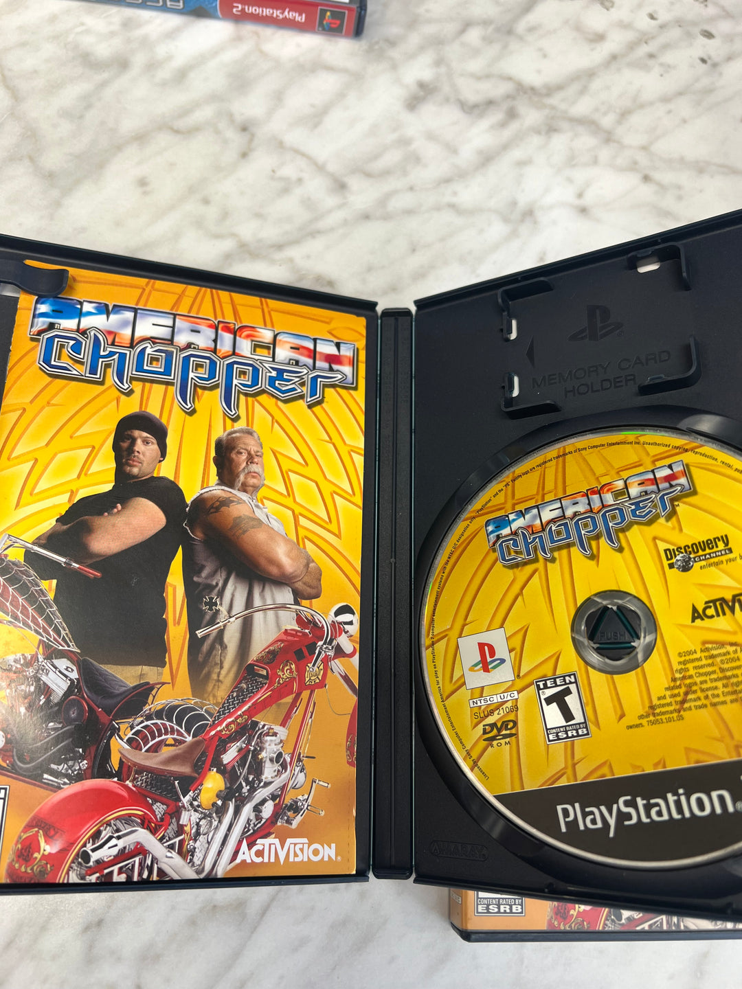 American Chopper for Playstation 2 PS2 in case. Tested and Working.     UD91324