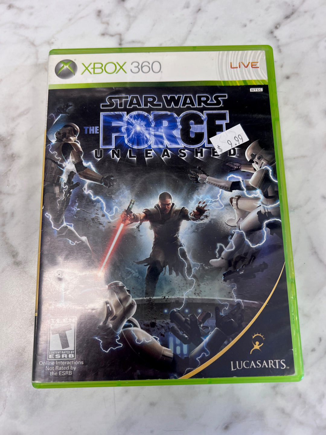Star Wars The Force Unleashed Xbox 360 CASE ONLY MO101625