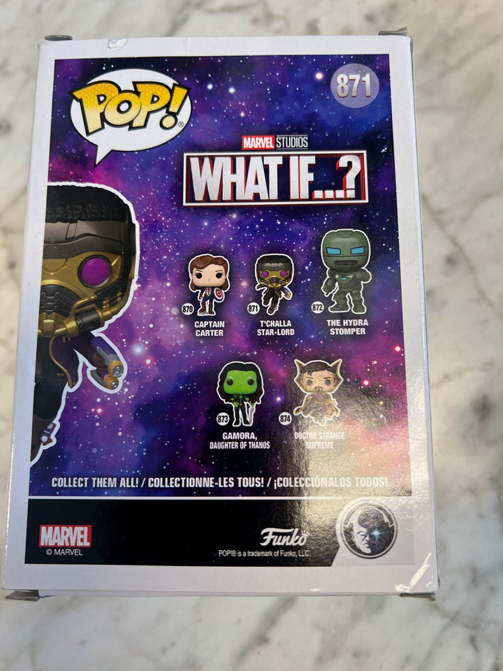 Funko Pop! T'Challa Star-Lord 871 Marvel What If FP72325