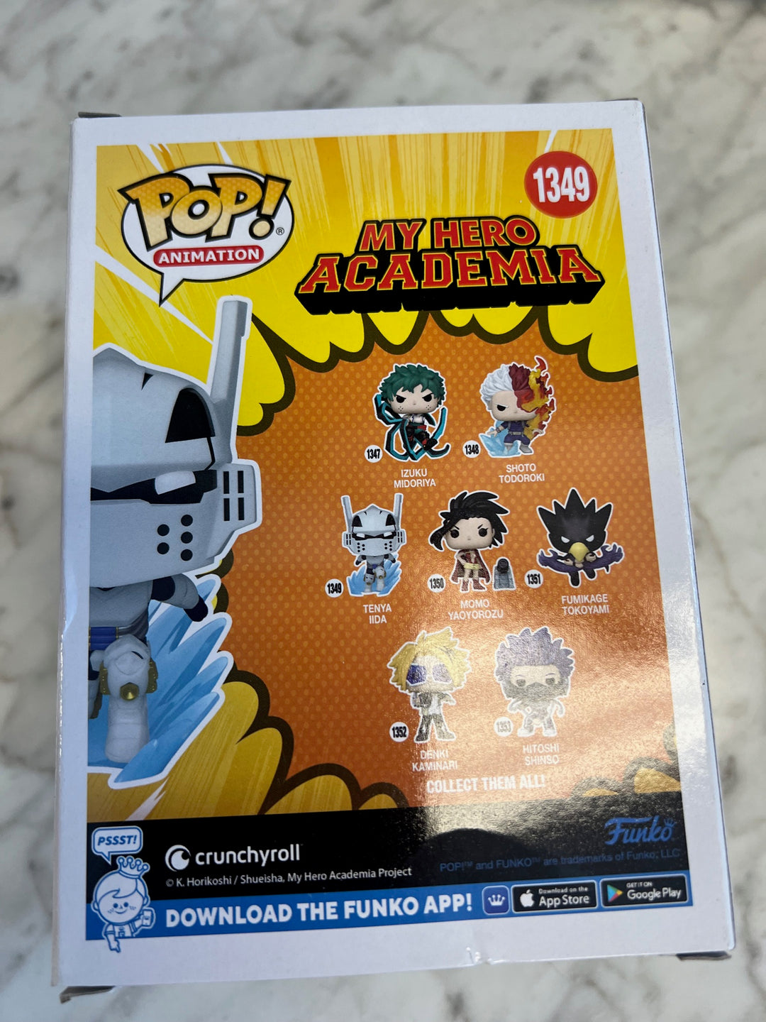 Funko Pop! Tenya Iida #1349 My Hero Academia FP72325