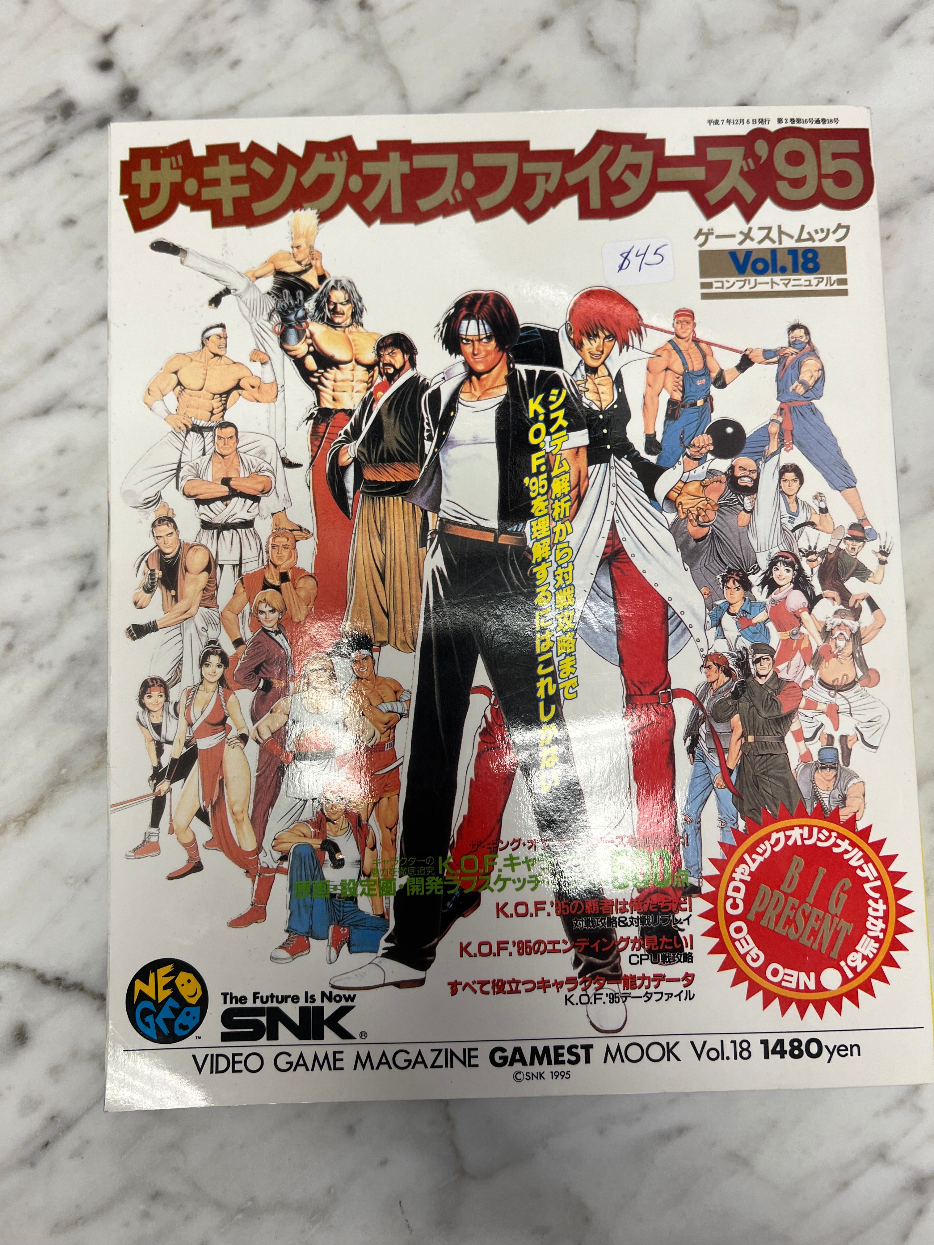 King Of Fighters 95 KOF SNK Neo Geo Gamest Mook Vol 18 Strategy