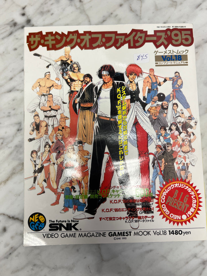 King Of Fighters 95 KOF SNK Neo Geo Gamest Mook Vol 18 Strategy Guide US Seller  DU93024