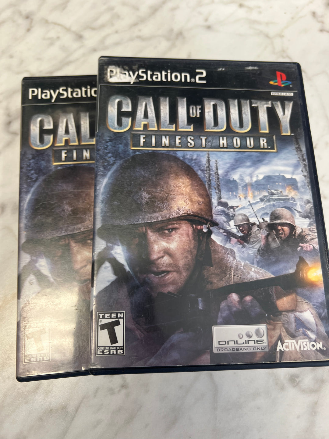 Call of Duty Finest Hour for Playstation 2 PS2 in case. Tested and Working.  UD92024