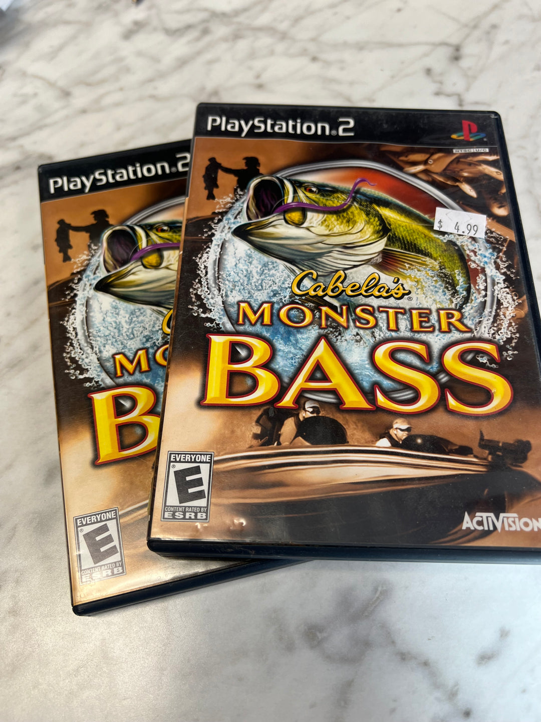 Cabela's Monster Bass for Playstation 2 PS2 in case. Tested and Working.     DO62924