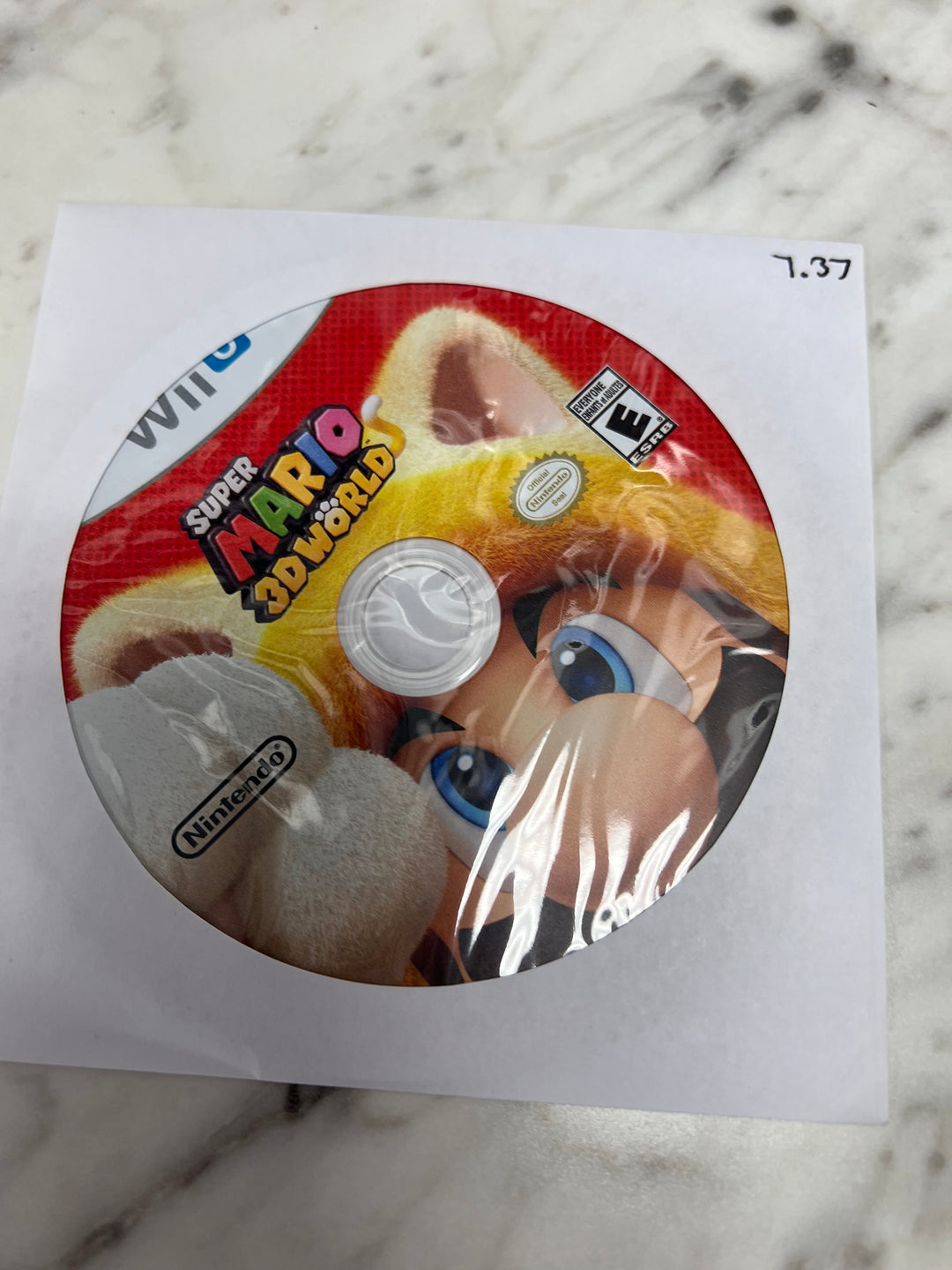 Super Mario 3D World for Nintendo Wii U DISC ONLY    DO10124