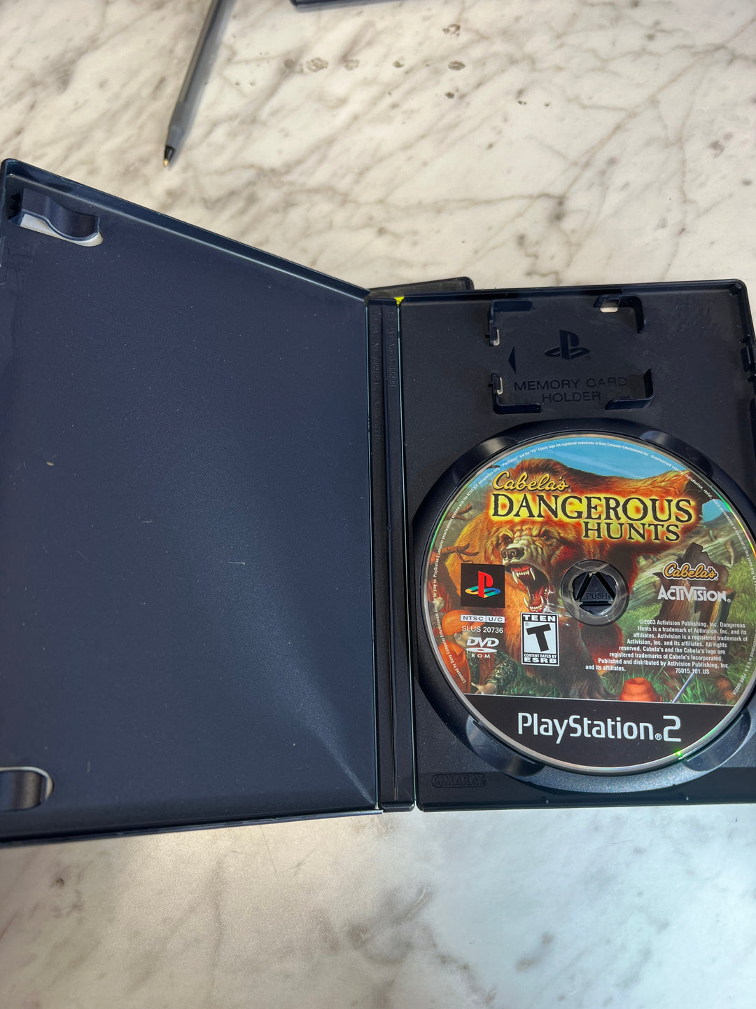 Cabela's Dangerous Hunts for Playstation 2 PS2 in case. Tested and Working.     DO62924