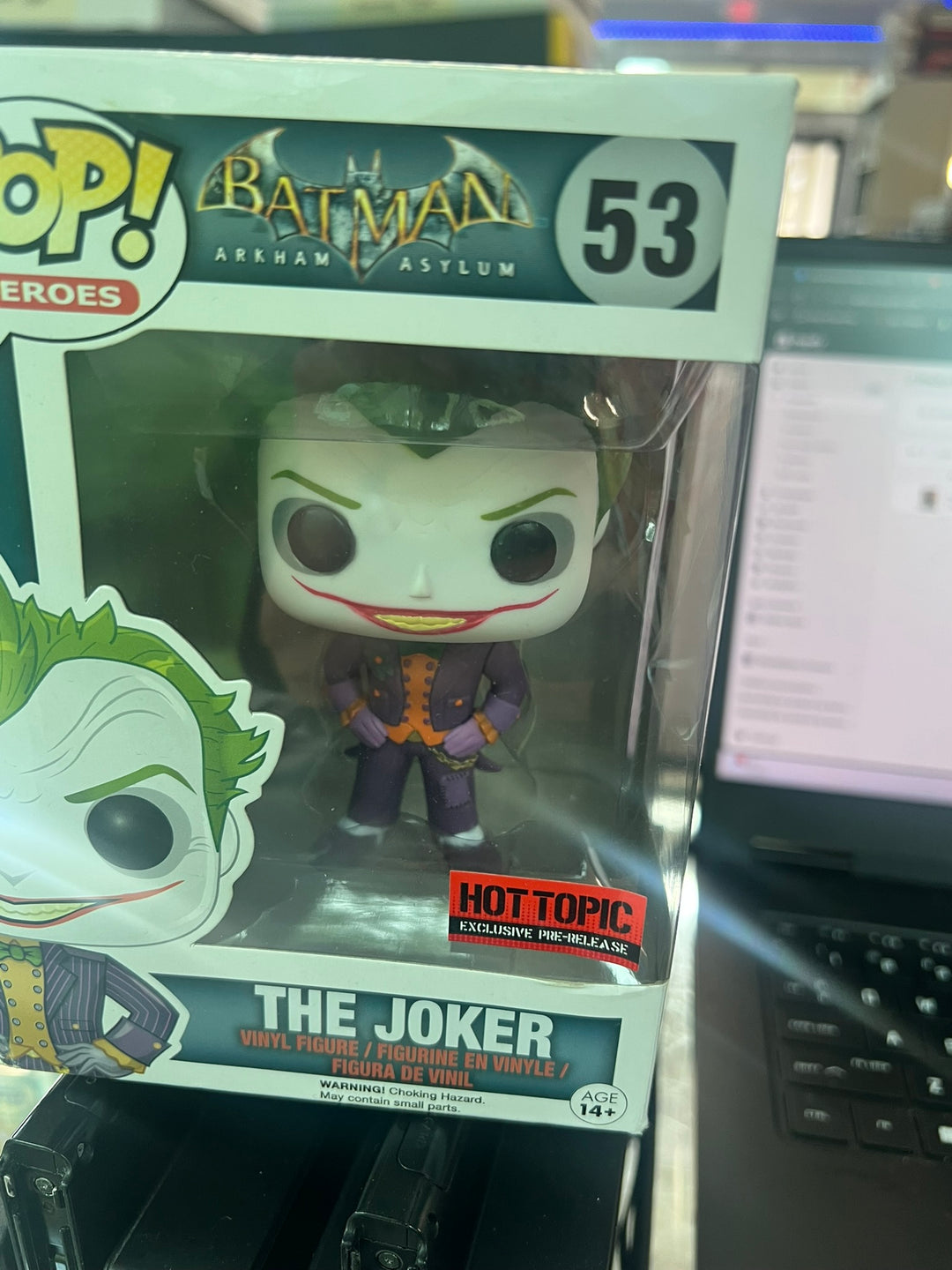 Funko Pop! The Joker #53 Batman Arkham Asylum (Hot Topic) FP9126