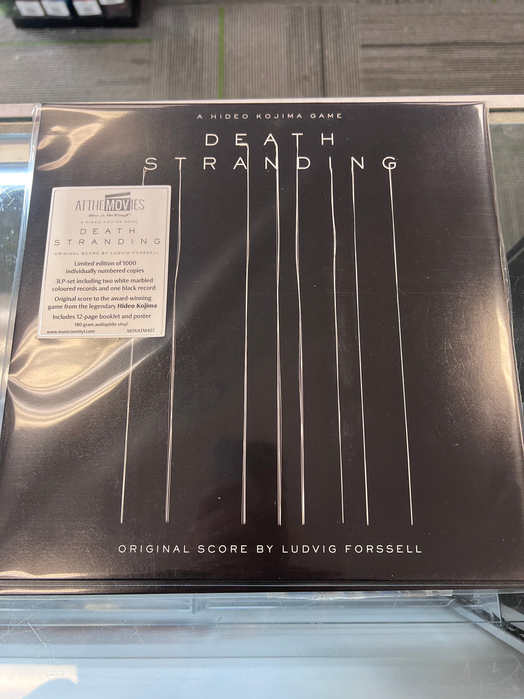 Ludvig Forssell Death Stranding Video Game Score 3LP Black White Marble Vinyl Record NV3526