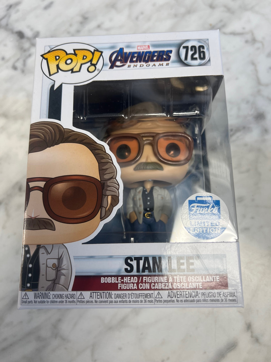 Funko Pop! Stan Lee #726 Avengers Endgame Shop Limited Edition  P72325