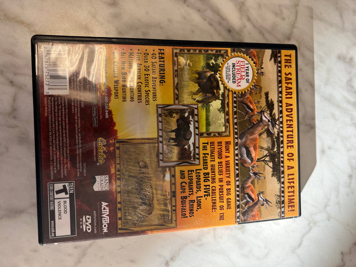 Cabela's African Safari for Playstation 2 PS2 in case. Tested and Working.  UD92024