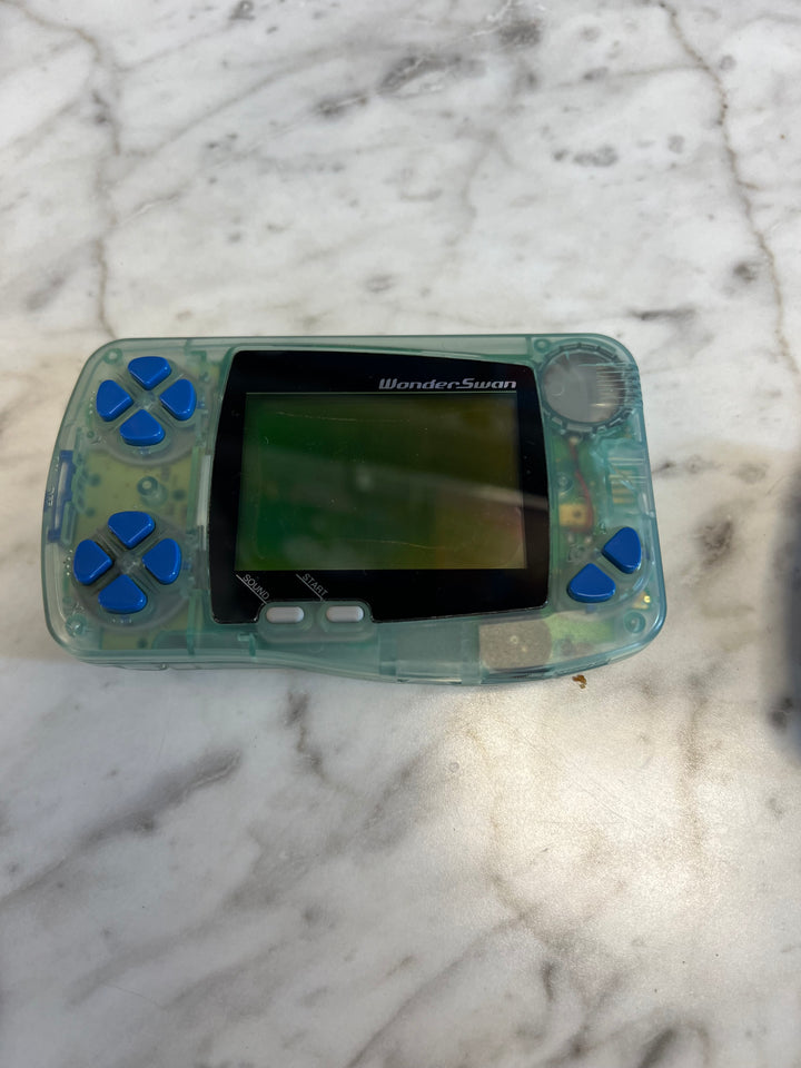 Bandai WonderSwan Handheld console Tested and working light blue