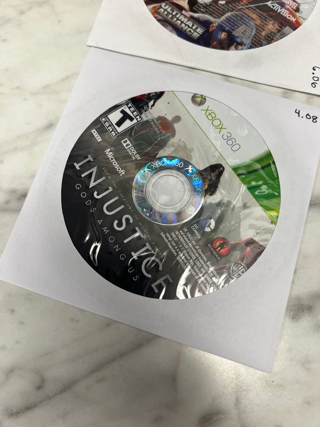 Injustice Gods Among Us for Microsoft Xbox 360 DISC ONLY    DO10124