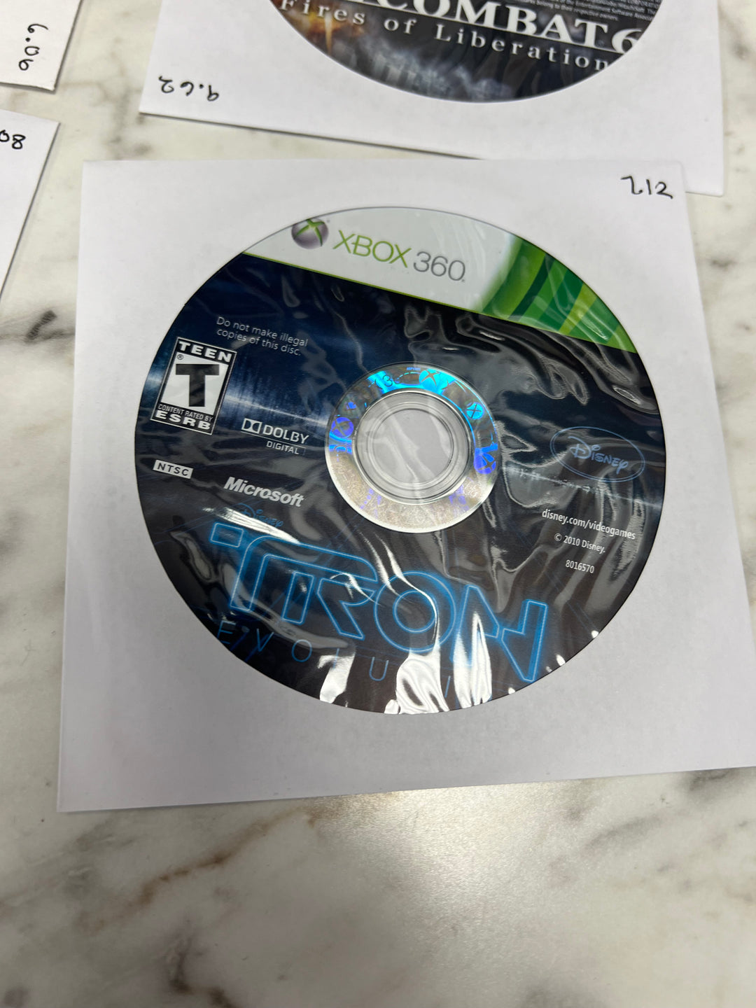 Tron Evolution for Microsoft Xbox 360 DISC ONLY    DO10124