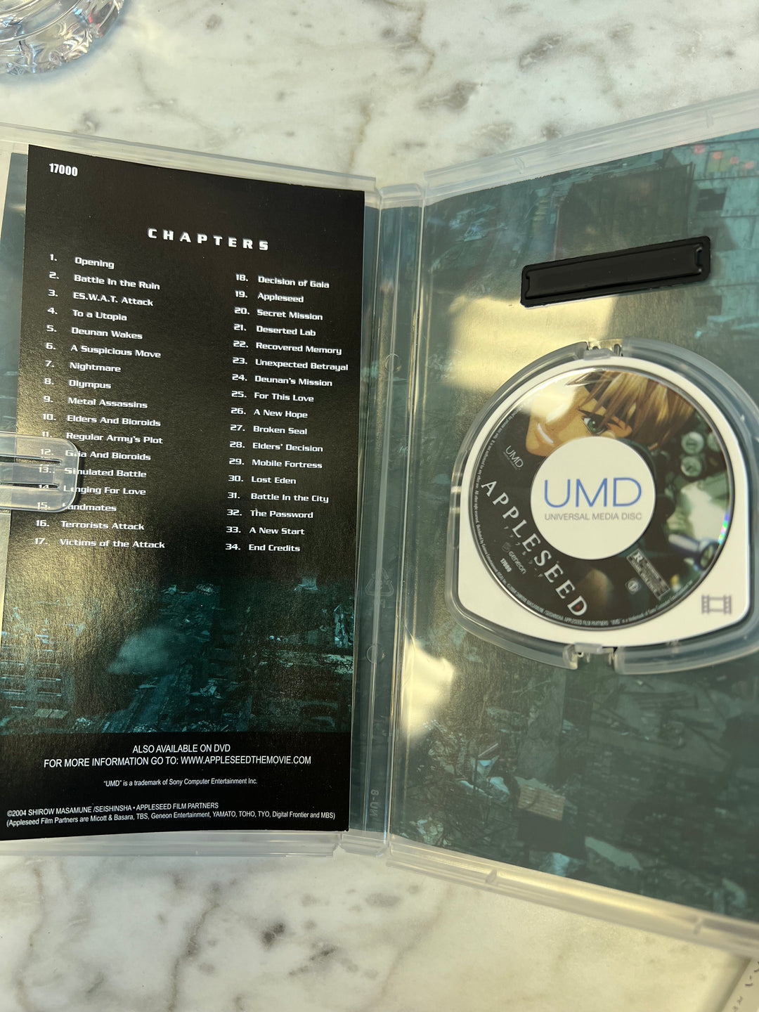 Appleseed for PSP UMD Movie