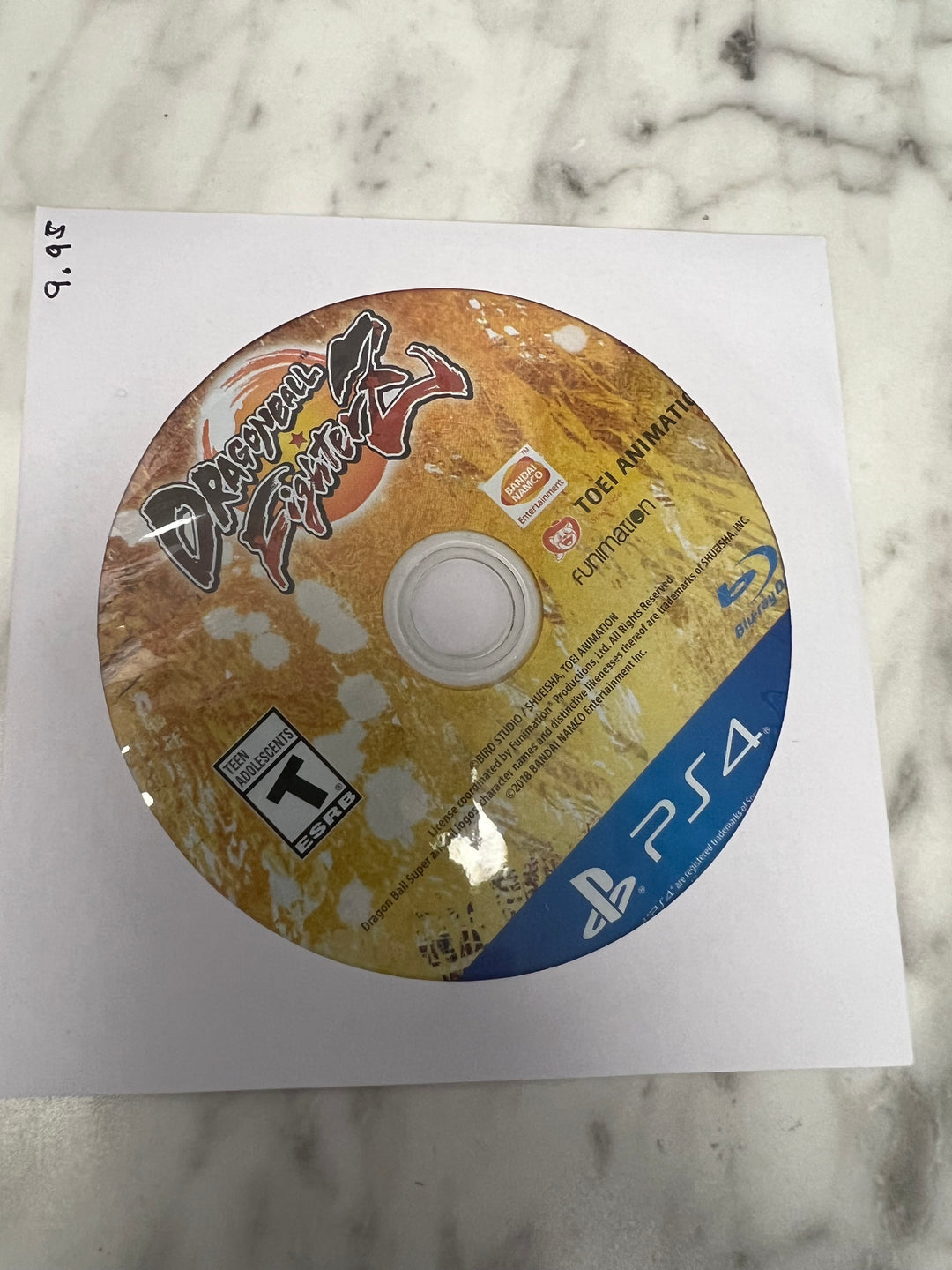 Dragon Ball Fighterz for PS4 Playstation 4 DISC ONLY    DO10124