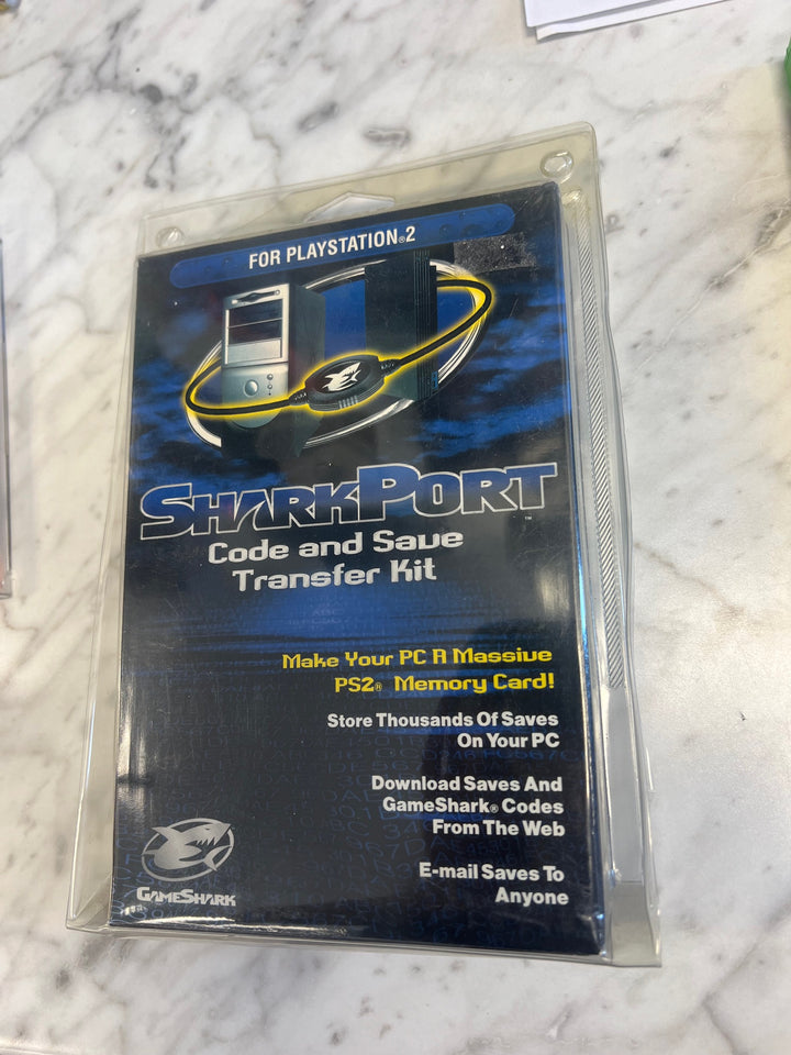 SharkPort for Playstation 2 by GameShark PS2 Code and Save Transfer Kit Complete