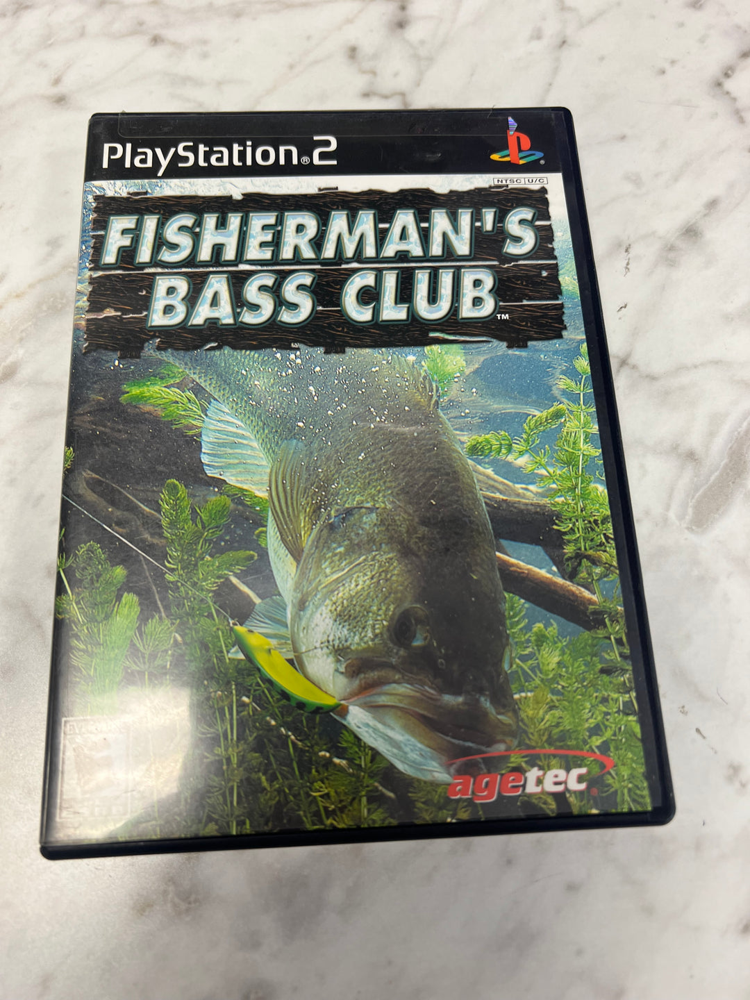 Fisherman's Bass Club for Playstation 2 PS2 in case. Tested and Working.     DO62924
