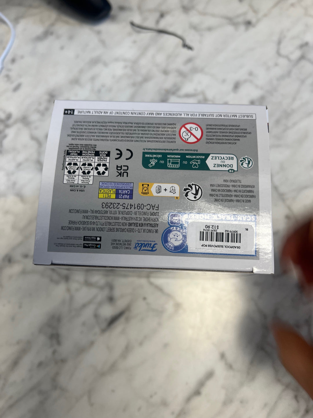 Funko Pop! Sleepover Deadpool #1344 Marvel P72325