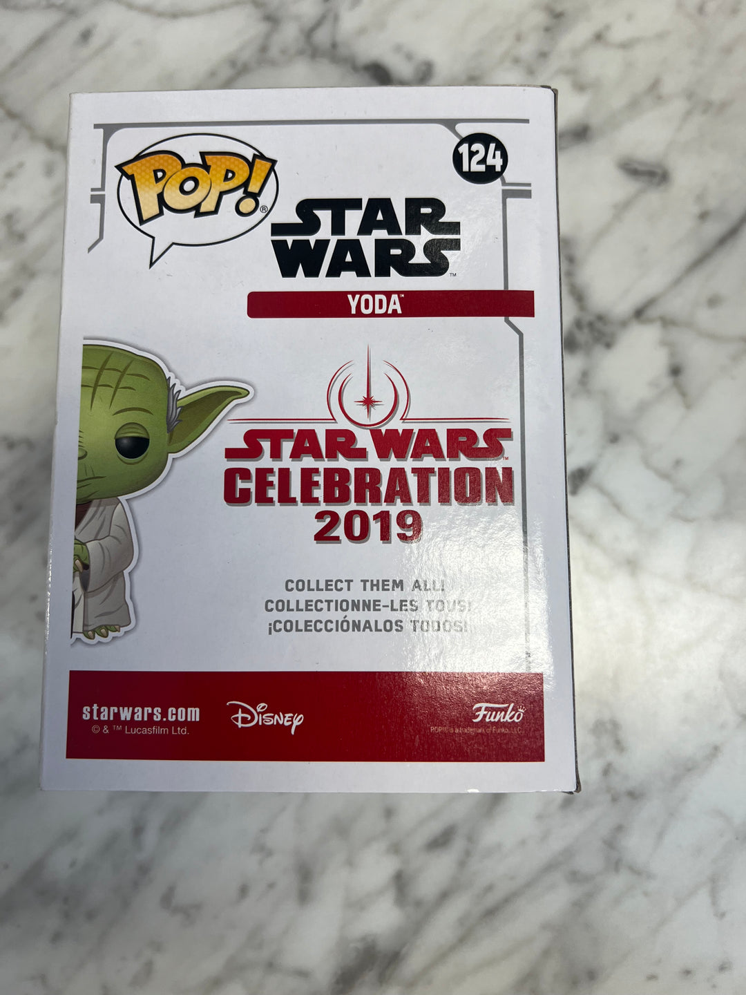 Funko Pop! Vinyl: Star Wars Yoda (Gold/Chrome) Celebration (Exclusive) #124 FP10124