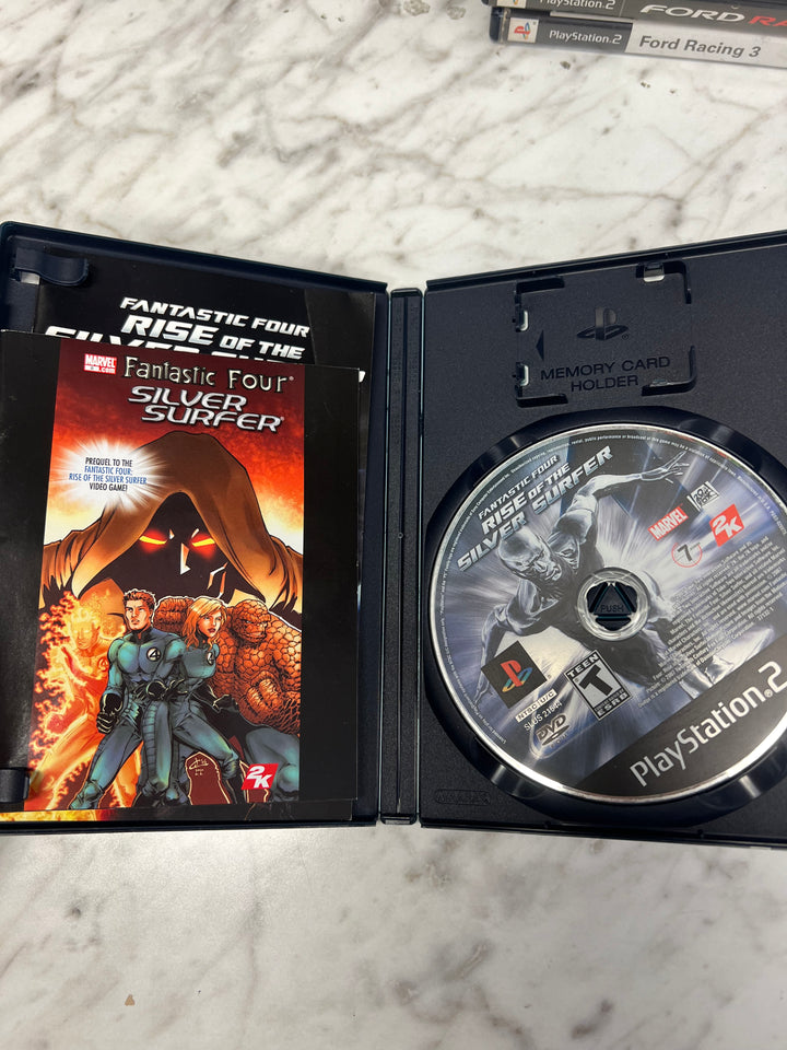Fantastic Four Rise of the Silver Surfer for Playstation 2 PS2 in case. Tested and Working.     DO62924