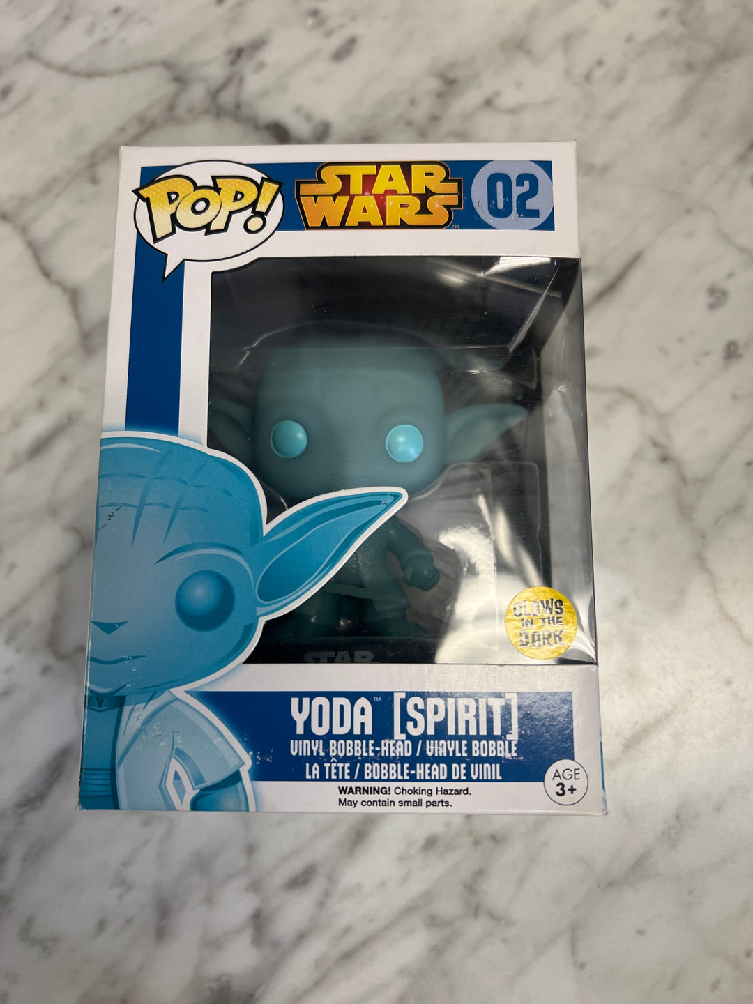 Funko Pop Star Wars Yoda (Spirit) #02 Glows In The Dark - Walgreens Exclusive  FP10124