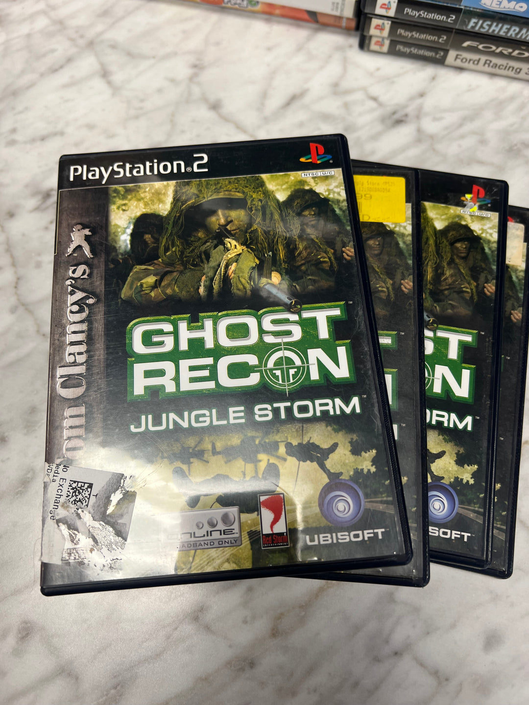 Tom Clancy's Ghost Recon Jungle Storm for Playstation 2 PS2 in case. Tested and Working.     DO62924
