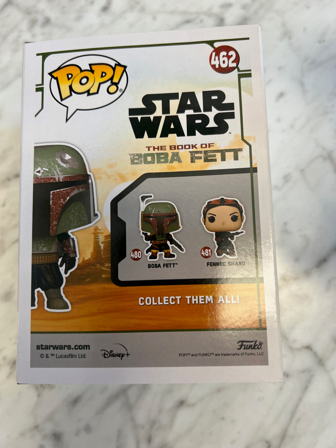 Funko Pop! Boba Fett Chrome Metallic Red #462   FP5125