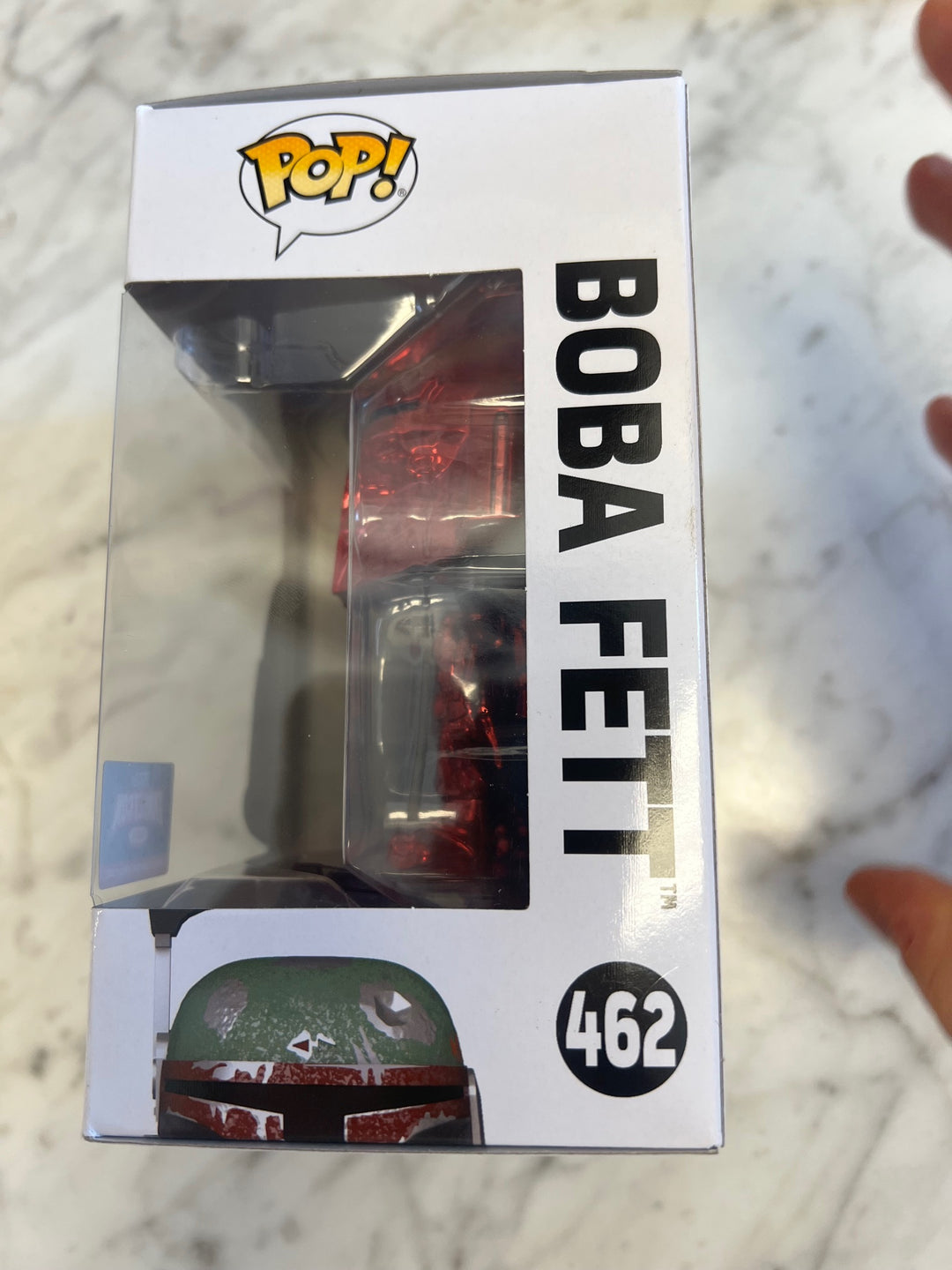 Funko Pop! Boba Fett Chrome Metallic Red #462   FP5125