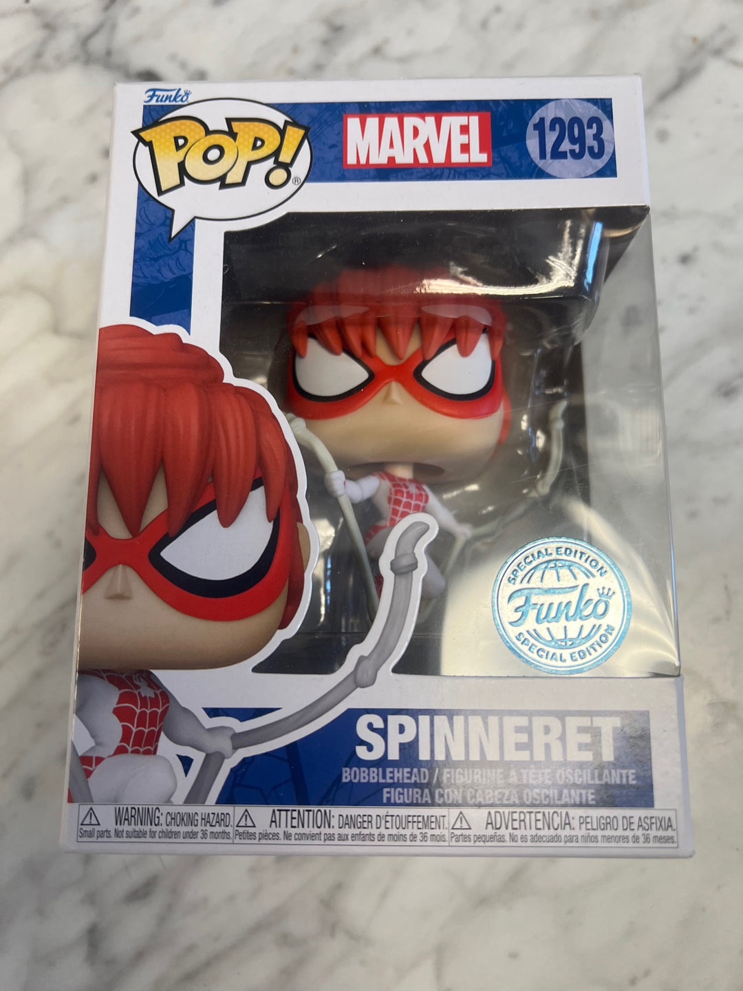 Funko Pop! Spinneret #1293 Marvel P72325