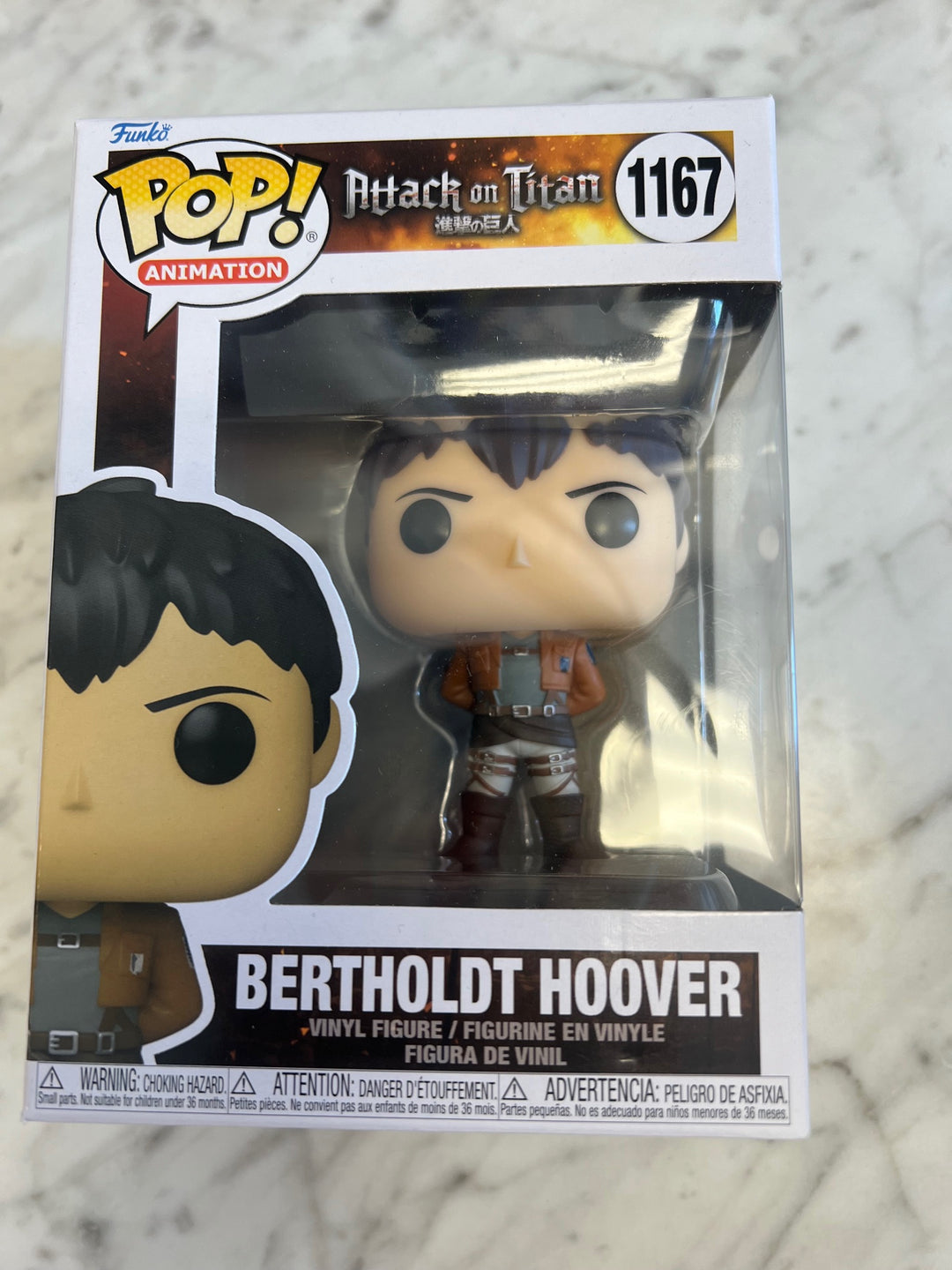 Funko Pop! Bertholdt Hoover #1167 Attack on Titan   FP5125