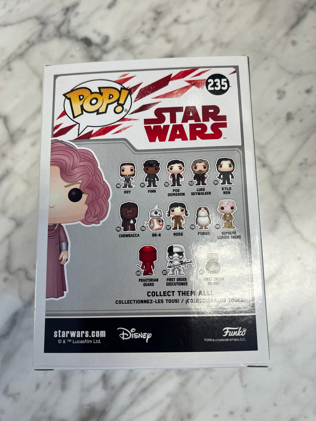 Funko Pop! Star Wars #235 Vice Admiral Holdo Vinyl Figure  FP10124