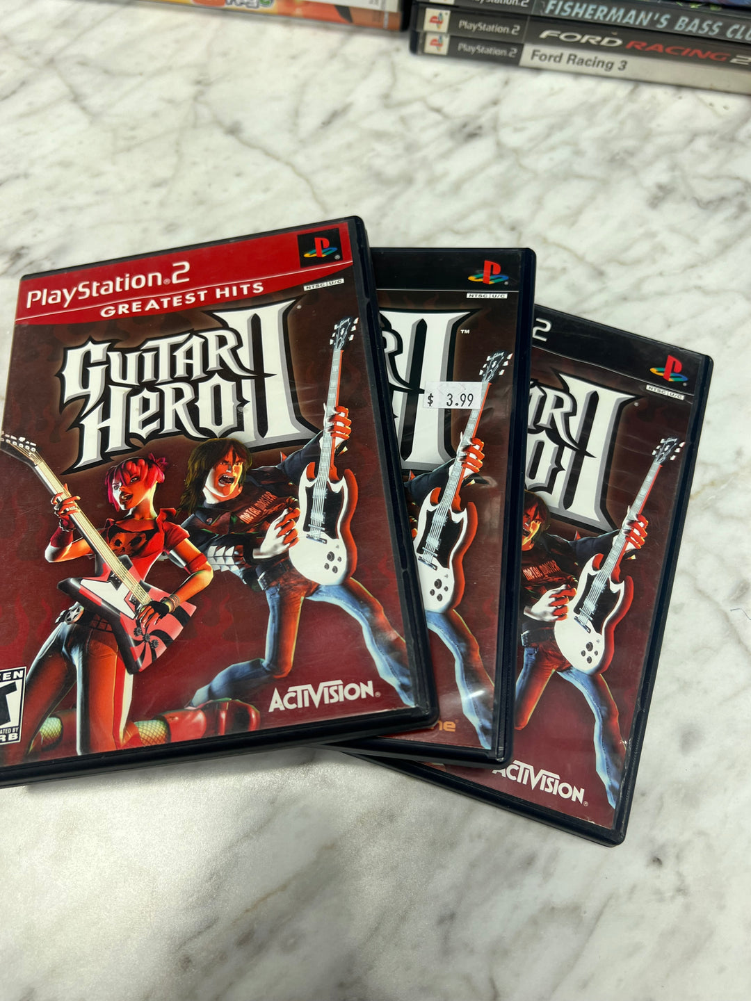 Guitar Hero II for Playstation 2 PS2 in case. Tested and Working.     DO62924