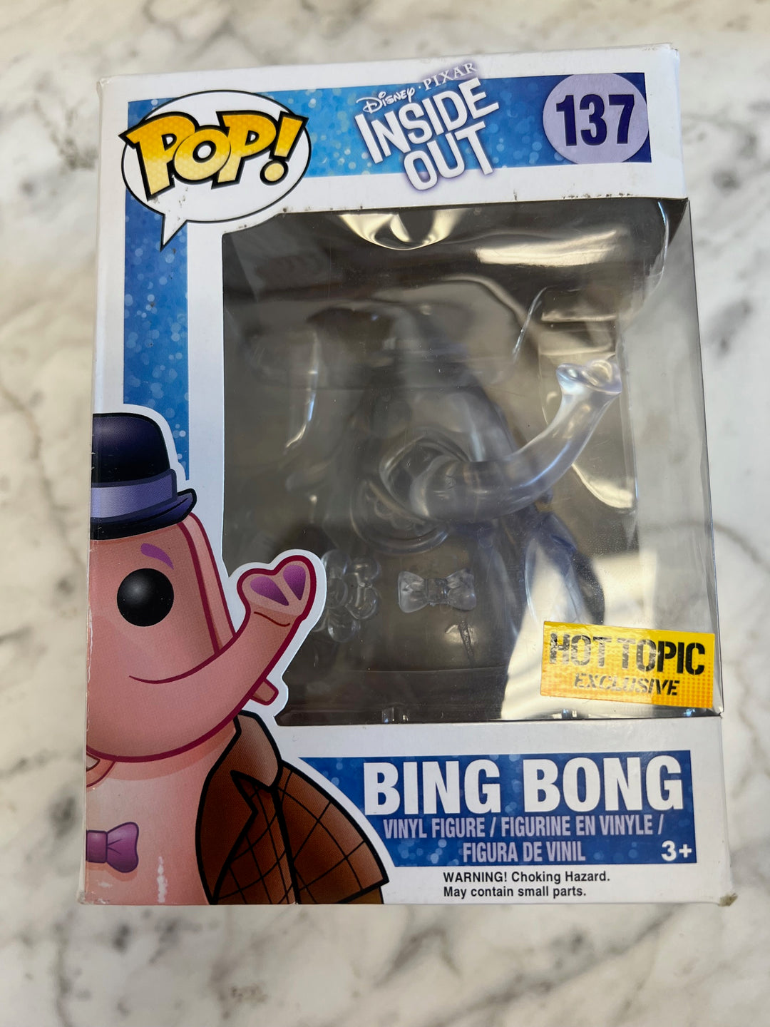 Funko Pop! Bing Bong #137 Squished Box Hot Topic  FP5125