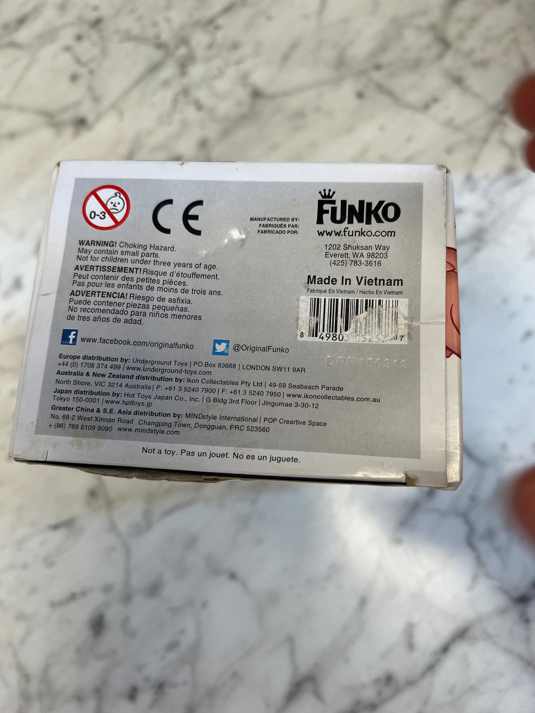 Funko Pop! Bing Bong #137 Squished Box Hot Topic  FP5125