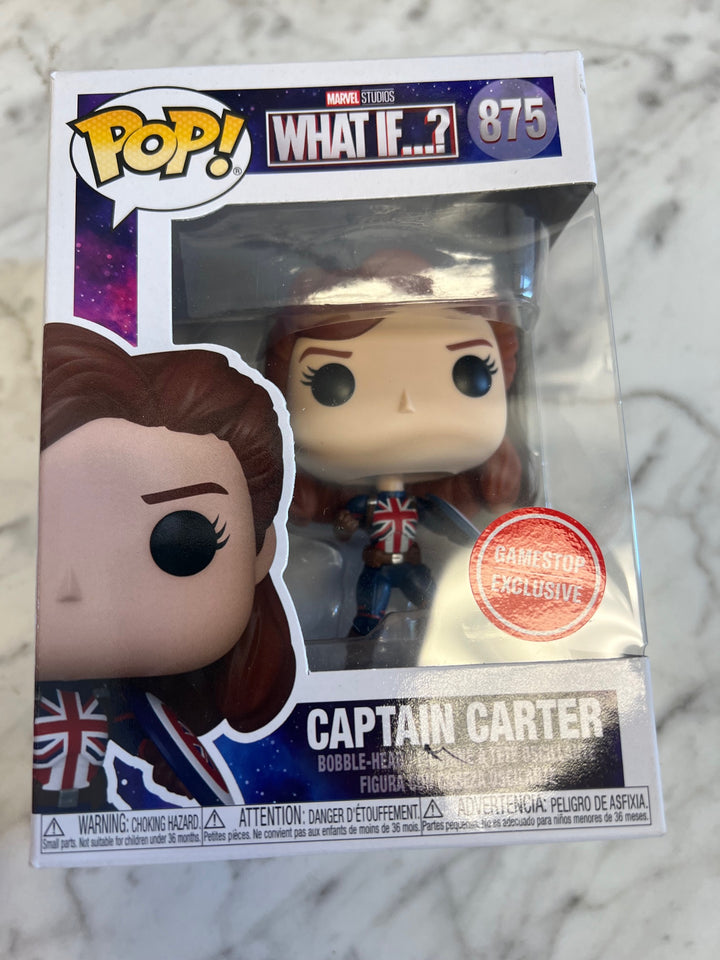 Funko Pop! Captain Carter #875 Marvel What If? Gamestop  FP5125