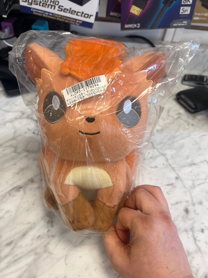 Pokemon Vulpix Plush Bandai Banpresto Plush About 12" New w tags PL72425