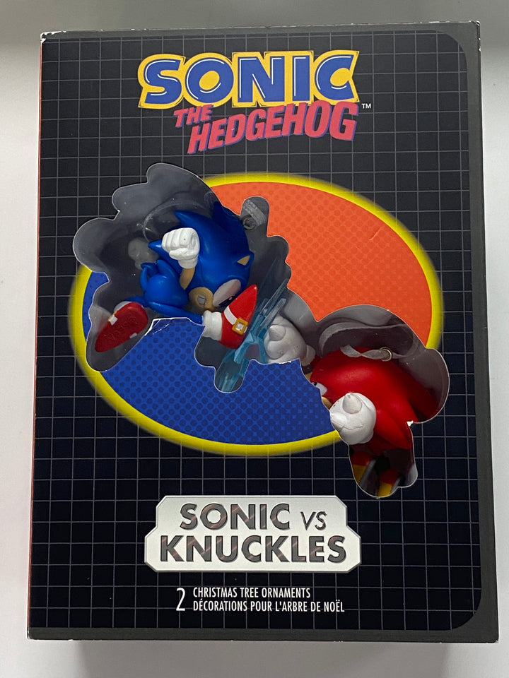 Sonic vs Knuckles Sonic the Hedgehog Christmas Tree Ornaments NT72926