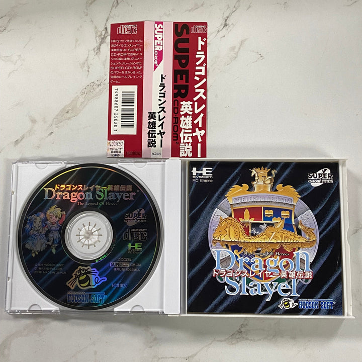 The Legend of Heroes Dragon Slayer (Japanese Import)- PC Engine IMP73026