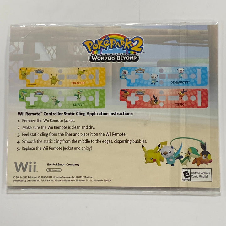 PokePark 2: Wonders Beyond Wii Remote Skins Pre-Order Bonus NA73026