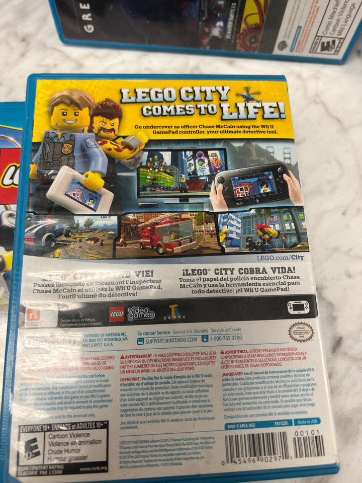 Lego City Undercover for Nintendo Wii U in case. Tested and Working.    UD102824