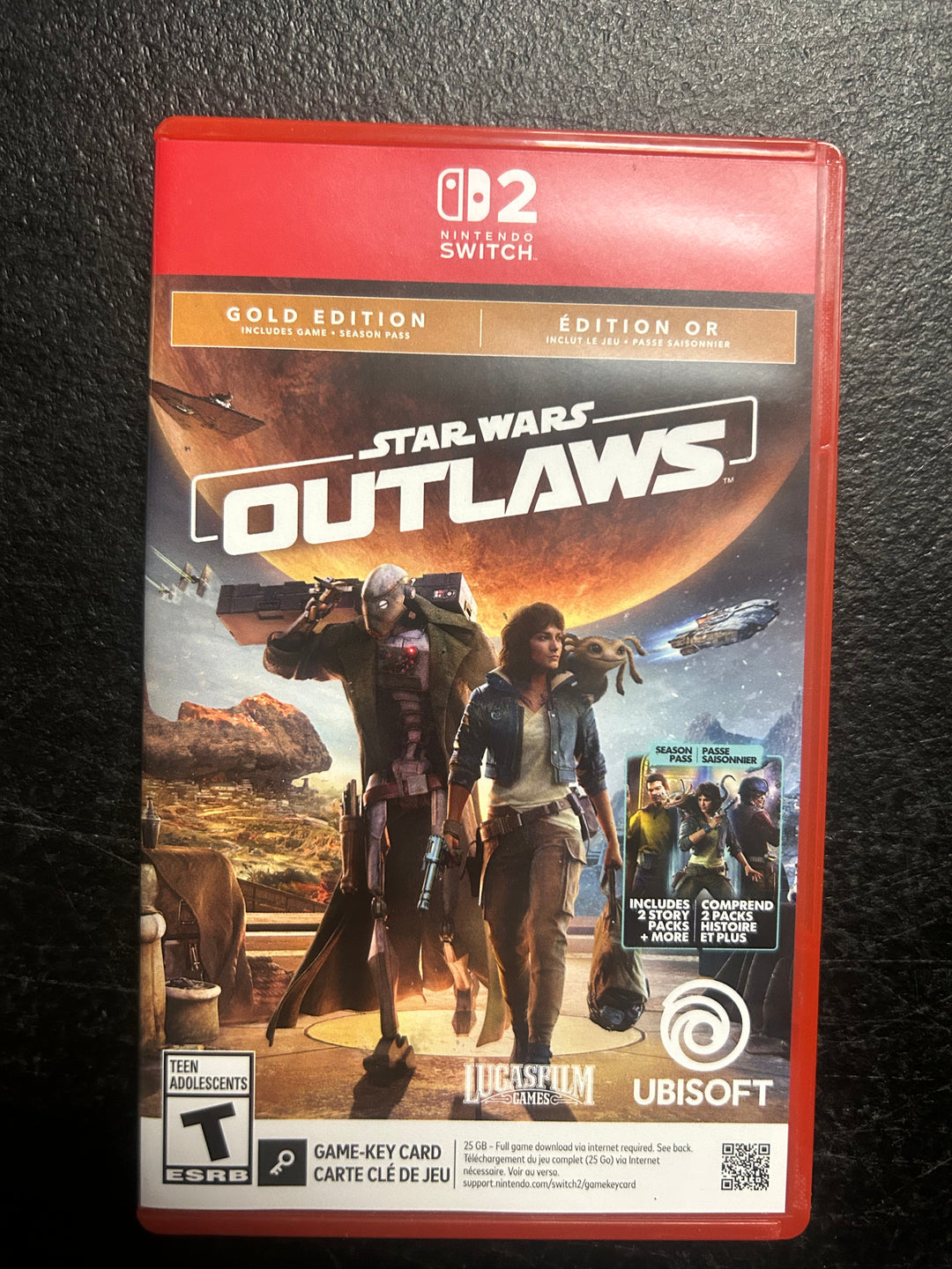 Star Wars Outlaws: Gold Edition - Nintendo Switch 2 DS22626