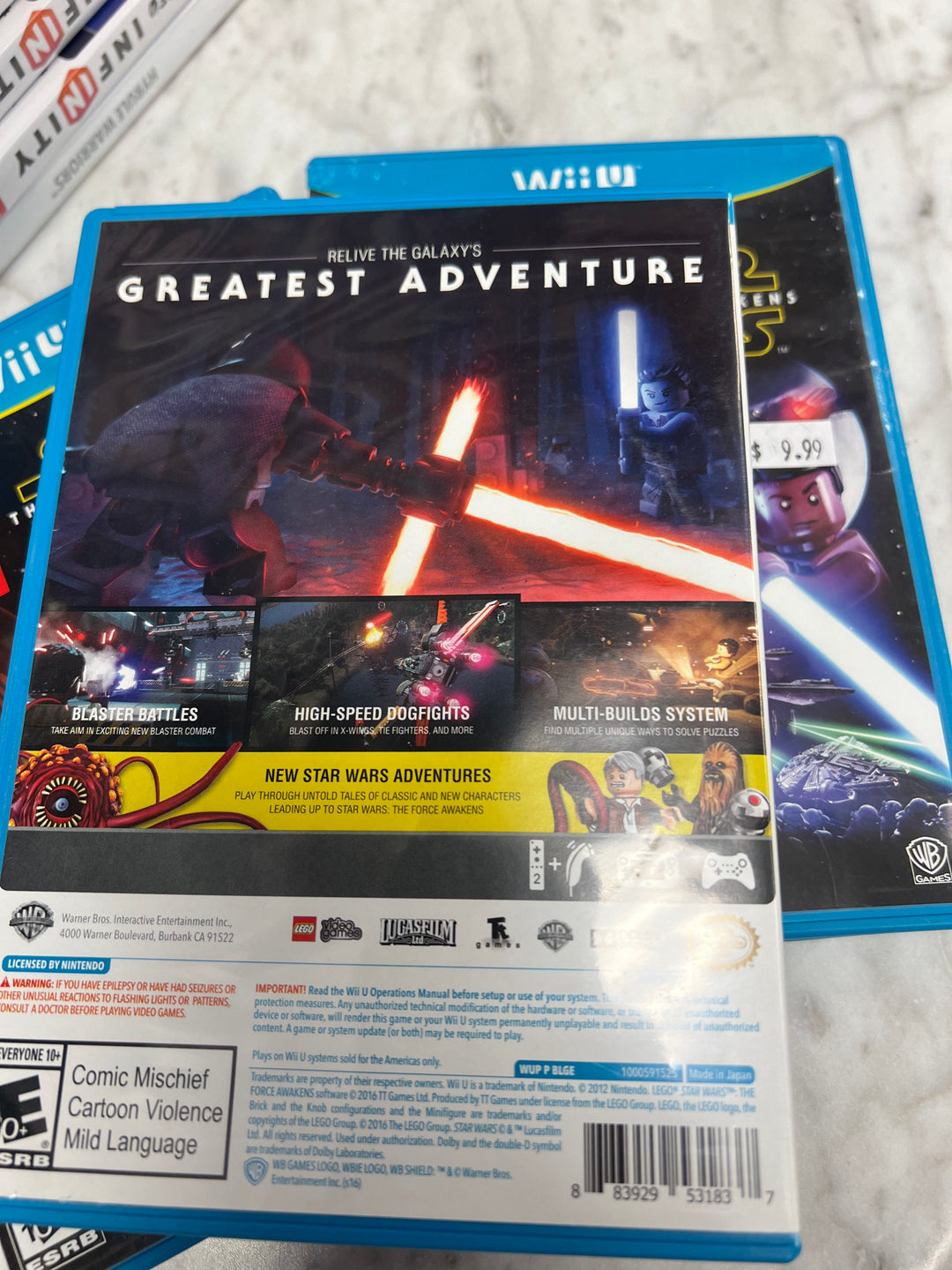 Lego Star Wars The Force Awakens for Nintendo Wii U in case. Tested and Working.  UD102824