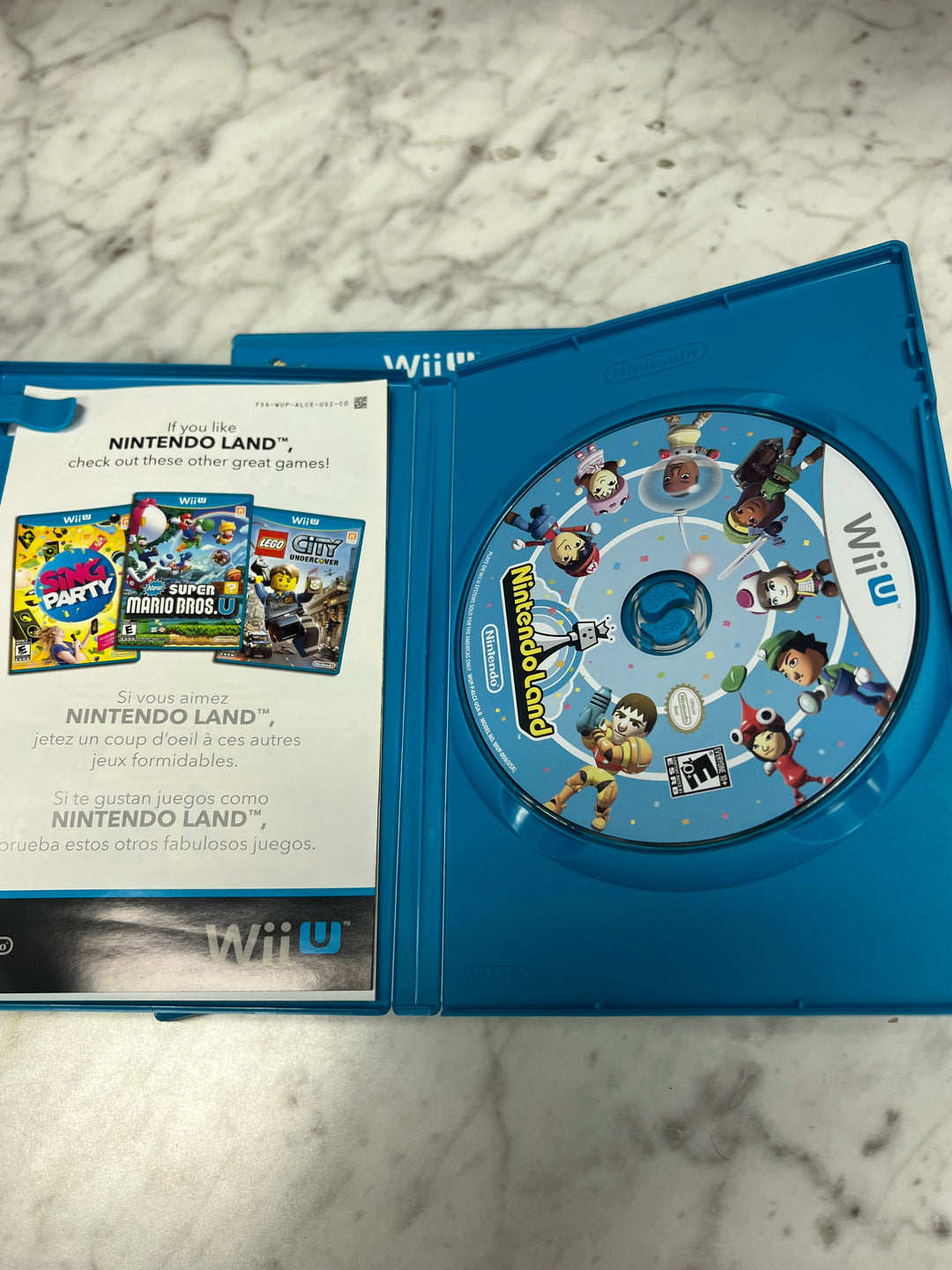 Nintendoland for Nintendo Wii U in case. Tested and Working.     DO61324